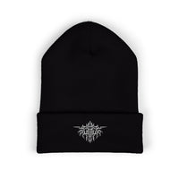 Embroidered PITTED Classic Beanie (White Text)