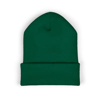 Embroidered PITTED Classic Beanie (White Text)