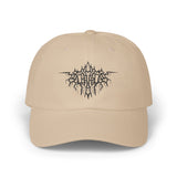 Embroidered PITTED Hat (Black Text)