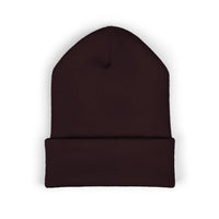 Embroidered PITTED Classic Beanie (White Text)