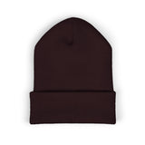 Embroidered PITTED Classic Beanie (White Text)