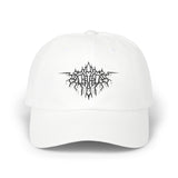 Embroidered PITTED Hat (Black Text)