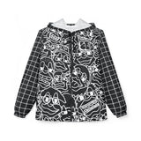 Inverted FACES Windbreaker Jacket