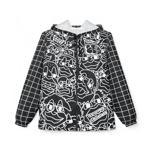 Inverted FACES Windbreaker Jacket
