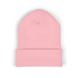 Embroidered PITTED Classic Beanie (White Text)