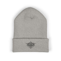 Embroidered PITTED Classic Beanie (Black Text)