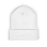 Embroidered PITTED Classic Beanie (Black Text)