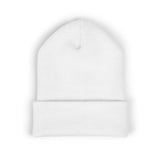 Embroidered PITTED Classic Beanie (Black Text)